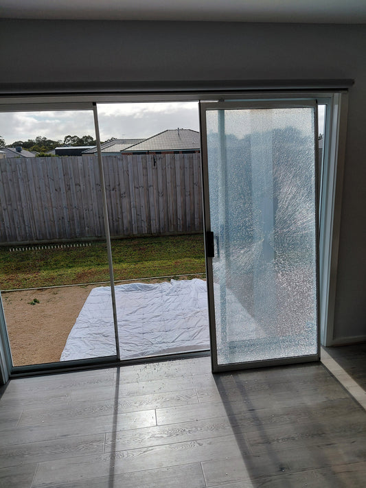 Indented Heads Glass Replacement | Weekend Emergency Sliding Door Repair