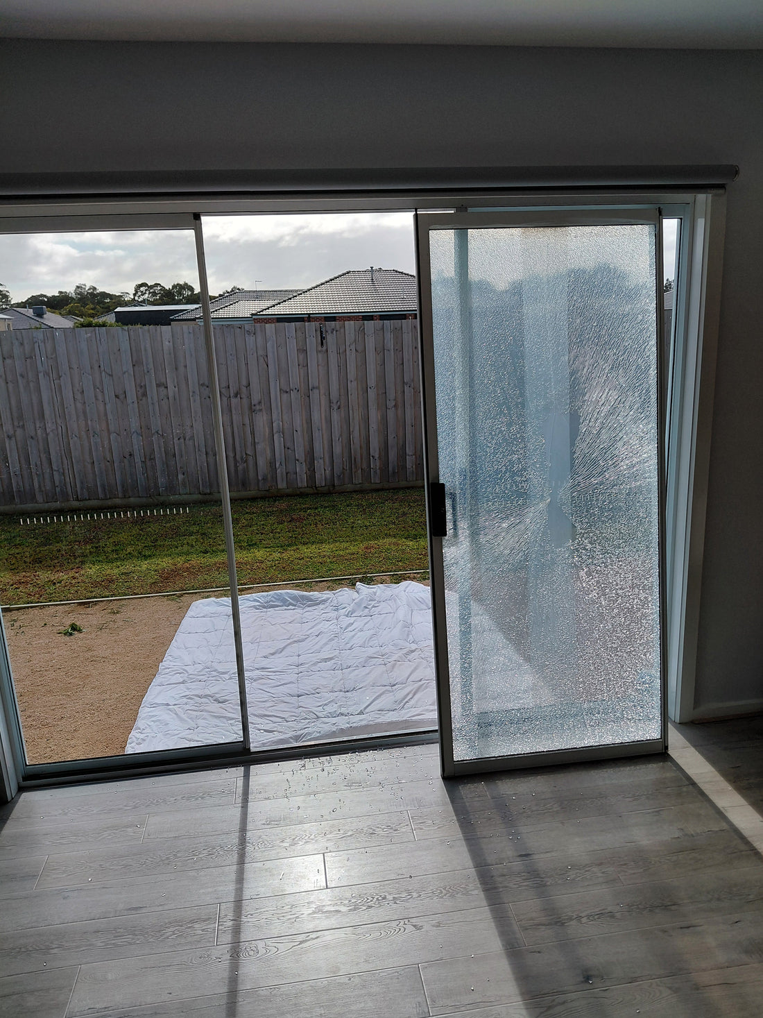 Indented Heads Glass Replacement | Weekend Emergency Sliding Door Repair