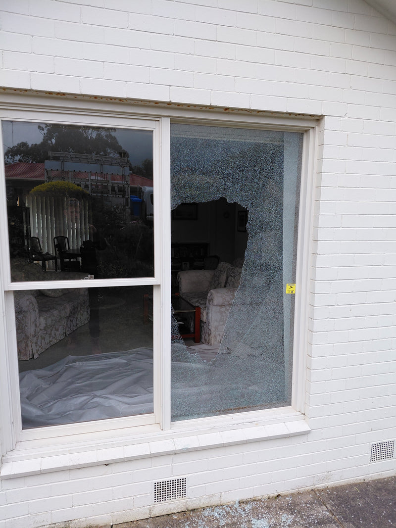 A Toughened Window Gone in Winchelsea, Reglazed in Laminated