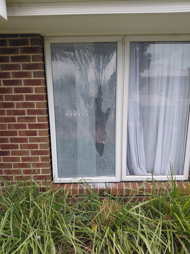 A Large Window That Exploded With No Warning, Fixed on a Saturday