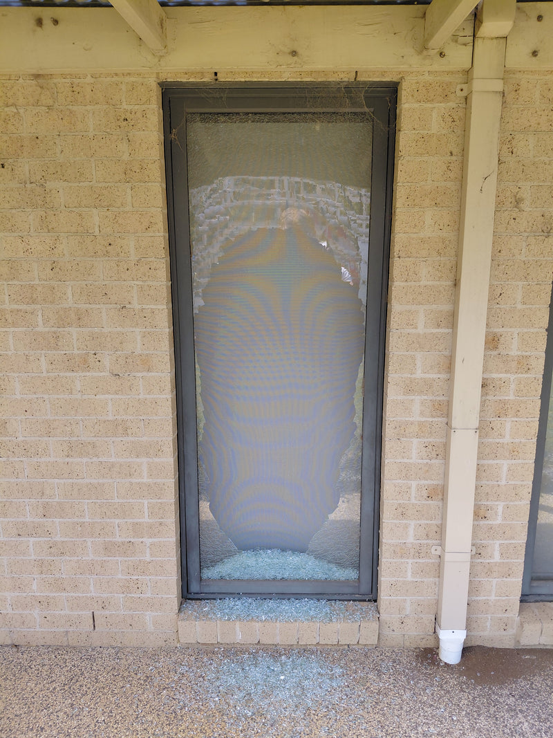 A Stone Off the Mower Into an Awning Window, Inverleigh