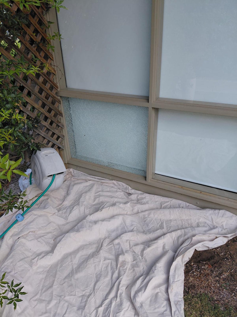 A Tarp Down First: Replacing Glass in an Occupied Retirement Home Room