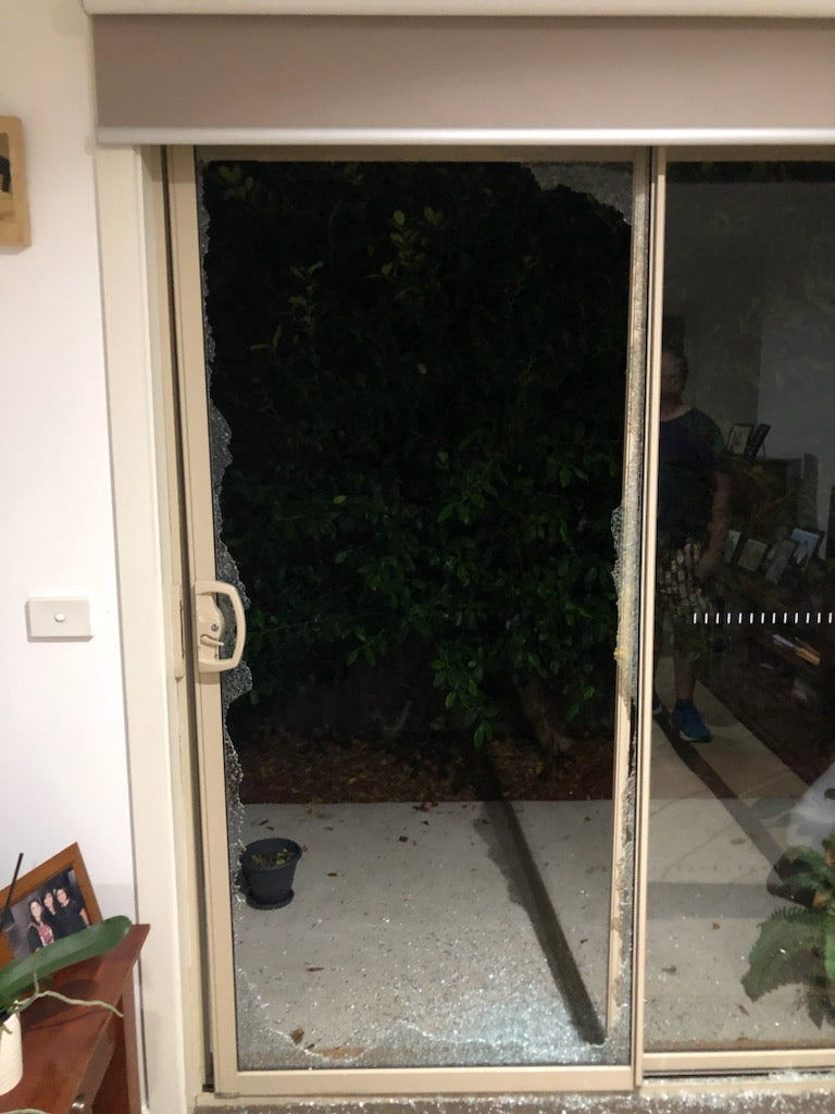 12:05am in Curlewis: a Door That Shattered With Nobody Near It