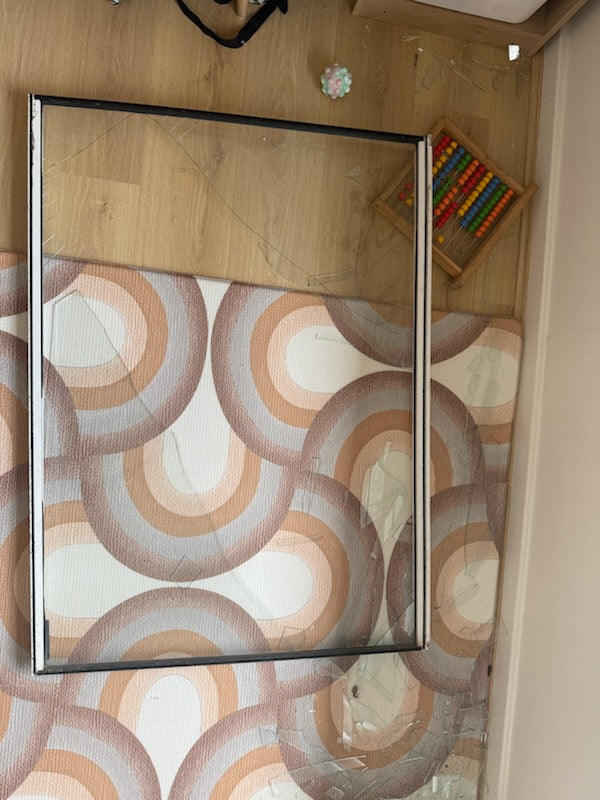 A Sliding Window That Fell Out of Its Frame Into the Bedroom