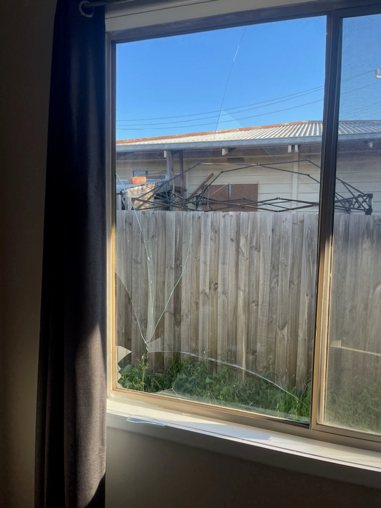 A Cracked Bedroom Window in Norlane, Sorted Before Monday
