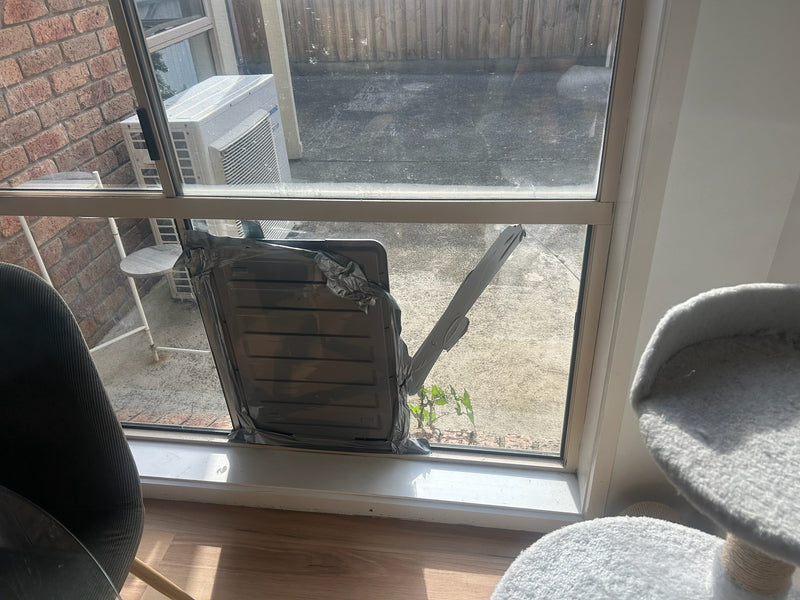 Taking the Temporary Cover Off a Clifton Springs Window