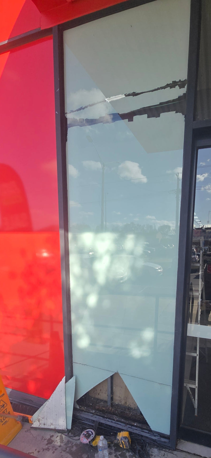 A Shopfront With No Inside: Cutting Glass Out With a Diamond Saw at Supercheap Auto Colac